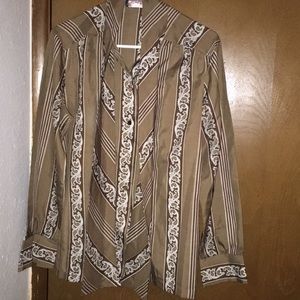 Vintage paisley button up